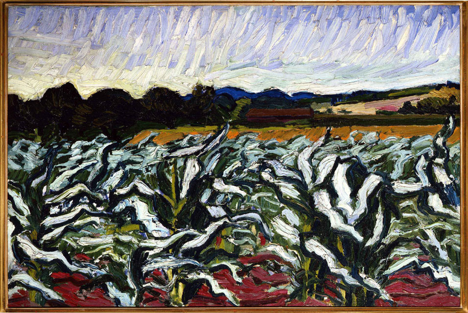 "Tobacco Fields, Tioga, Pennsylvania, 1919"   Stuart Davis; Photo:  Edelman Arts